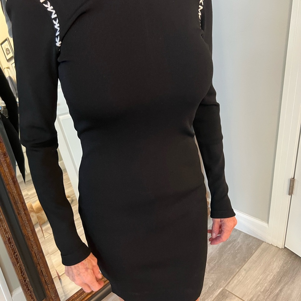 Michael Kors Black Long Sleeve Dress